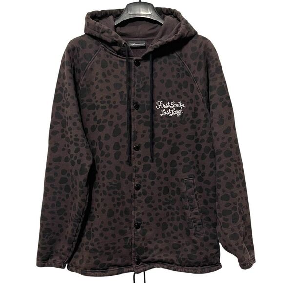 The Hundreds Other - THE HUNDREDS Men’s Bare Spotted Snap Front Hoodie Jacket L